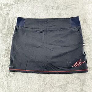 Ping Tee Off Golf Skort Womens XL Gray Sensor Cool‎ Stretch Pull On 16.5" Length